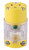 EATON 515CLTY-F Lighted Connector, 2-Pole, 15 A, 125 VAC, Screw, NEMA: 5-20R, Yellow [SKU: ORG8747693]