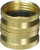 Gilmour 807734-1001 Hose Adapter, 3/4 x 3/4 in, FNH x FNH, Brass, For: Garden Hose [SKU: ORG4780755]