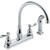 DELTA Windemere Series 21996LF-SS Kitchen Faucet with Side Sprayer, 1.8 gpm, 2-Faucet Handle, Plastic, Stainless Steel [SKU: ORG9783754]