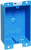 Carlon B108R-UPC Outlet Box, 1 -Gang, PVC, Blue [SKU: ORG6692321]