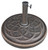 Seasonal Trends 69331 Umbrella Base, 21.65 in Dia, 13.2 in H, Round, Resin/Steel/Plastic, Bronze [SKU: ORG0985101]