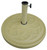 Seasonal Trends 69332 Umbrella Base, 21.65 in Dia, 13.2 in H, Round, Resin/Steel/Plastic, Sandstone [SKU: ORG0985689]