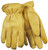 Heatkeep 90HK-L Driver Gloves, Men's, L, 10 in L, Keystone Thumb, Easy-On Cuff, Deerskin Leather, Yellow [SKU: ORG8634172]