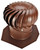 LOMANCO Whirlybird BIB12BR Turbine Ventilator, 12 in Dia Throat, Aluminum, Brown [SKU: ORG1373216]