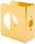 Prime-Line U 9558 Lock and Door Reinforcer, 2-3/4 in Backset, 1-3/4 in Thick Door, Brass, Brass, 4-1/2 in H, 4-5/16 in W [SKU: ORG9677782]