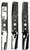 Troy-Bilt High Lift 490-110-M155 2-in-1 Standard Blade Set, 17.3 in L [SKU: ORG8394397]