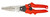Crescent Wiss MPX5 Snip, 13.78 in OAL, Straight Cut, Steel Blade, Comfort-Grip Handle, Red Handle [SKU: ORG1942838]