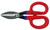 Crescent Wiss A13N Tinner's Snip, 7 in OAL, 1-3/4 in L Cut, Straight Cut, Steel Blade, Cushion-Grip Handle, Red Handle [SKU: ORG6898431]