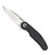 Crescent CPK325C Pocket Knife, 3-1/4 in L Blade, 1 in W Blade, Stainless Steel Blade, Straight, Ergonomic Handle [SKU: ORG7411127]