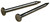 HILLMAN 122549 Wire Nail, 7/8 in L, Steel, Bright, Flat Head, Smooth Shank, 2 oz [SKU: ORG7730674]