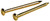 HILLMAN 122623 Escutcheon Pin, 1 in L, Steel, Brass [SKU: ORG7730534]