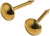 HILLMAN 122690 Furniture Nail, 7/16 in L, Brass, Round Head [SKU: ORG7730211]