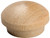 Waddell 8400.25 OAK CS Screw Hole Button, Oak Wood [SKU: ORG5228119]