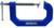 IRWIN 225104 C-Clamp, 900 lb Clamping, 4 in Max Opening Size, 3 in D Throat, Steel Body, Blue Body [SKU: ORG3514734]