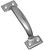National Hardware N116-707 Door Pull, 1-3/4 in W, 1.62 in D, Steel, Zinc [SKU: ORG7176084]