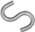 National Hardware N273-433 S-Hook, 140 lb Working Load, 0.9 in Dia Wire, Steel, Zinc [SKU: ORG6281166]