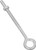 National Hardware N221-135 Eye Bolt, 1/4-20 Thread, 3 in L Thread, 0.56 in ID Dia Eye, 4.02 in L Shank, Steel, Zinc [SKU: ORG6789960]