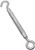 National Hardware 2172BC Series N221-903 Turnbuckle, 320 lb Working Load, 1/2-13 in Thread, Hook, Eye, 17 in L Take-Up [SKU: ORG8819468]