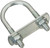 National Hardware N222-083 U-Bolt, 1/4-20 Thread, 1 in L Thread, Steel, Zinc [SKU: ORG6043319]