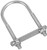 National Hardware N222-174 U-Bolt, 5/16-18 Thread, 2-1/2 in L Thread, Steel, Zinc [SKU: ORG6790232]