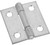 National Hardware N145-912 Utility Hinge, 1 in W Frame Leaf, 0.045 in Thick Frame Leaf, Aluminum/Cold Rolled Steel, Zinc [SKU: ORG7175441]
