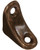 National Hardware V120 Series N176-347 Chair Brace, 1 in L, 3/4 in W, Steel, Antique Bronze [SKU: ORG7158587]