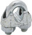 National Hardware 3230BC Series N248-294 Wire Cable Clamp, 1/4 in Dia Cable, 1 in L, Malleable Iron, Zinc [SKU: ORG7158678]