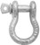 National Hardware 3250BC Series N223-669 Anchor Shackle, 1000 lb Working Load, Galvanized Steel [SKU: ORG7159049]
