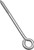 National Hardware N220-780 Lag Screw Eye, 1/4 in Thread, 1-1/2 in L Thread, 1/2 in ID Dia Eye, 4.01 in L Shank [SKU: ORG8863243]