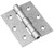 National Hardware N208-850 Broad Hinge, 3 in W Frame Leaf, 0.08 in Thick Frame Leaf, Cold Rolled Steel, Galvanized [SKU: ORG7188493]