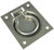 National Hardware SPB177 Series N226-894 Flush Ring Pull, 3 in L Handle, 3-1/2 in H Handle, Steel, Zinc [SKU: ORG7176936]