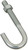 BOLT J-HOOK 3/8X3-3/4IN ZINC [SKU: ORG6383905]