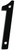 National Hardware V871 Series N238-634 House Number, Character: 1, 4 in H Character, Black Character, Zinc [SKU: ORG7178643]