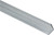 Stanley Hardware 4203BC Series N247-296 Angle Stock, 3/4 in L Leg, 48 in L, 1/16 in Thick, Aluminum, Mill [SKU: ORG5562038]