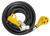 US Hardware RV-687 Extension Cord, 10 AWG Cable, 25 ft L, Plug, Female, Black Jacket [SKU: ORG6448724]