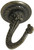 National Hardware V2672 Series N274-852 Swag Hook, 2-1/4 in L, Antique Bronze [SKU: ORG7180896]