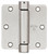 National Hardware N350-835 Spring Hinge, Steel, Satin Nickel, 30 lb [SKU: ORG7173594]