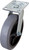 Shepherd Hardware 3186 Swivel Caster, 8 in Dia Wheel, Thermoplastic Rubber Wheel, Black/Gray, 700 lb [SKU: ORG9714650]