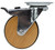 Shepherd Hardware 6285 Swivel Caster, 3 in Dia Wheel, Wood Wheel, Brown, 100 lb [SKU: ORG7242282]