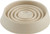 Shepherd Hardware 9165 Caster Cup, Rubber, Off-White [SKU: ORG6834857]