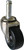 Shepherd Hardware 9193 Swivel Caster, 2 in Dia Wheel, 7/8 in W Wheel, Rubber Wheel, 80 lb [SKU: ORG3621711]