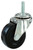 Shepherd Hardware 9196 Swivel Caster, 4 in Dia Wheel, 15/16 in W Wheel, Rubber Wheel, 115 lb [SKU: ORG2797264]