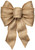 Holidaytrims 6112 Wired Bow, Burlap, Natural [SKU: ORG3387669]