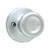 Kwikset 488T 26D CP Dummy Door Knob, 1-7/8 in Dia Knob, Satin Chrome [SKU: ORG9990565]