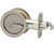 Kwikset 33515A RND Pocket Door Lock, Antique Nickel, 2-3/8 in Backset [SKU: ORG6435614]