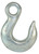 BARON 329-1/4 Eye Slip Hook, 1/4 in, 2600 lb Working Load, 43 Grade, Zinc [SKU: ORG9444647]