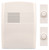 Heath Zenith SL-7312-03 Doorbell Kit, Wireless, 85 dB, White [SKU: ORG3993557]
