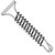 ProFIT 0288128 Screw, #6 Thread, 1-7/8 in L, Fine Thread, Bugle Head, Phillips Drive, Self-Drilling Point, Zinc [SKU: ORG3736568]
