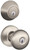 Schlage JC60VSTR619 Knob and Deadbolt, 3 Grade, Metal, Nickel/Satin, 2-3/8, 2-3/4 in Backset, Universal Hand [SKU: ORG3075355]