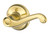 Schlage Flair Series F170 NV FLA 605 RH Dummy Lever, Brass [SKU: ORG7225477]